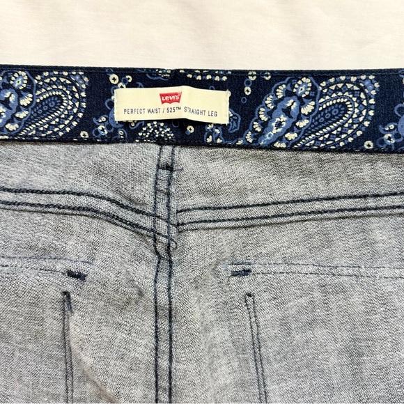 Levi's 525 Straight Leg perfect waist size 14 - Picture 6 of 6